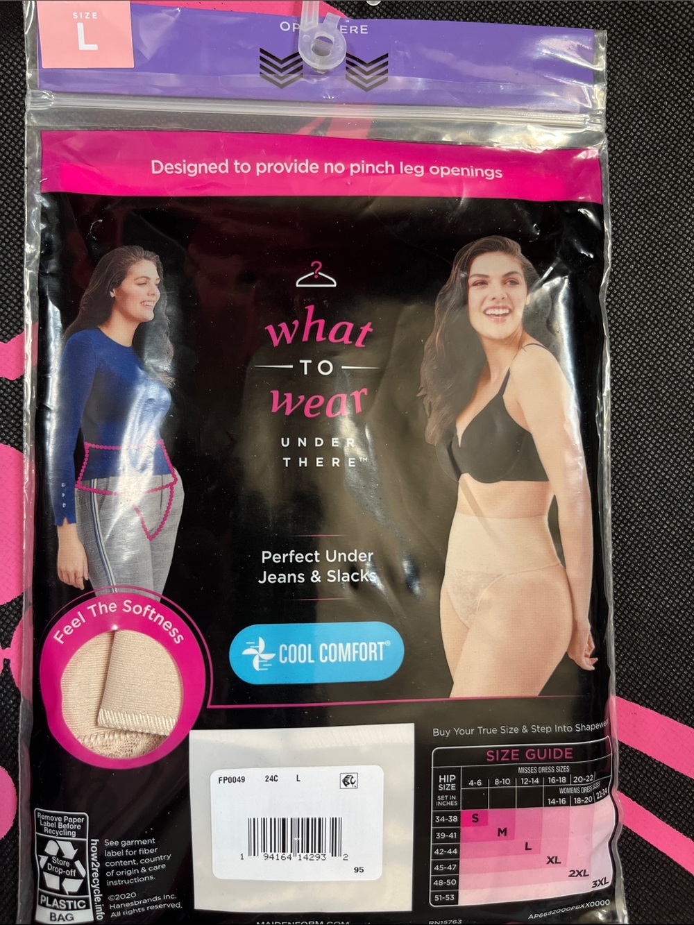 2 for 1 LOW PRICE Maidenform Flexees Cool Comfort Black & Nude Shape wear - Picture 6 of 11